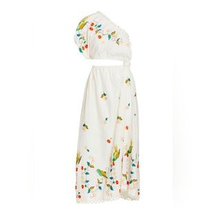 Boho one shoulder dress